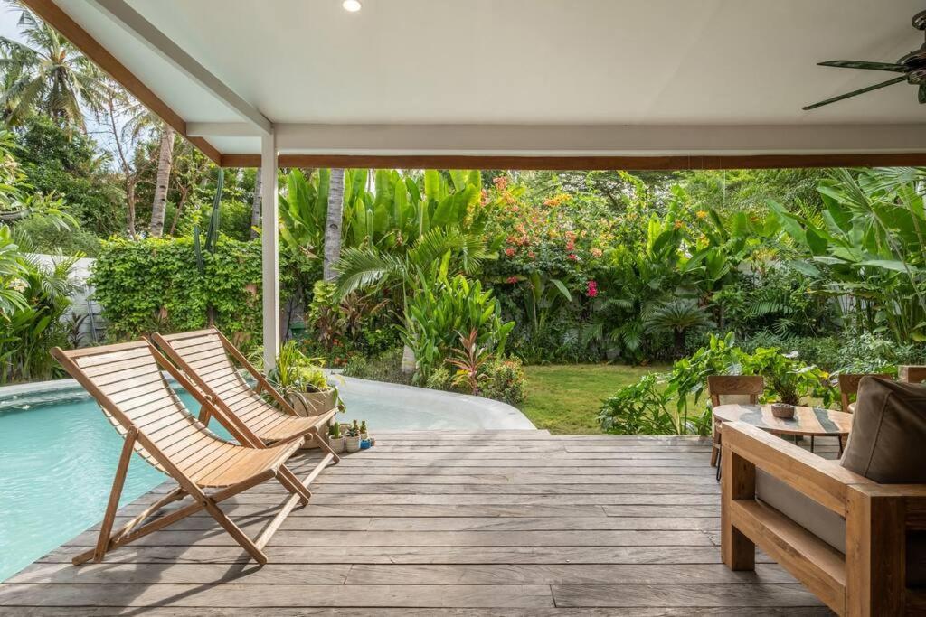 Vila Designer New 3Bdr - Lush Garden+Pool Gili Trawangan Exteriér fotografie